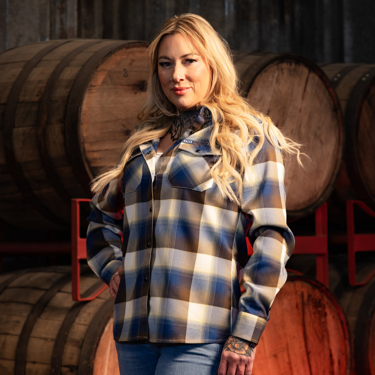 Women's No Quarter Given Flannel