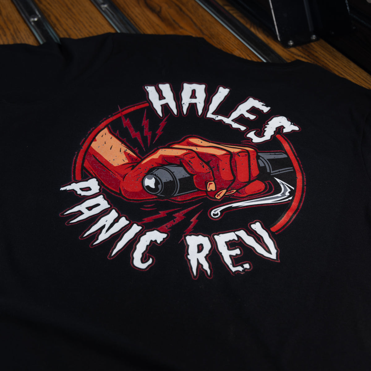 Panic Rev Tee - Black