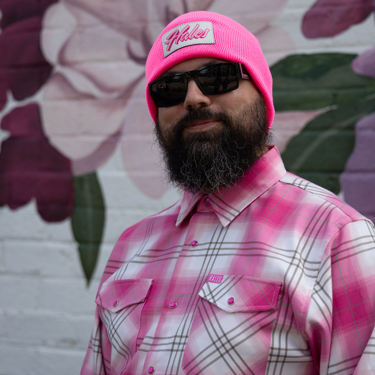 Warrior Cuff Beanie - Neon Pink