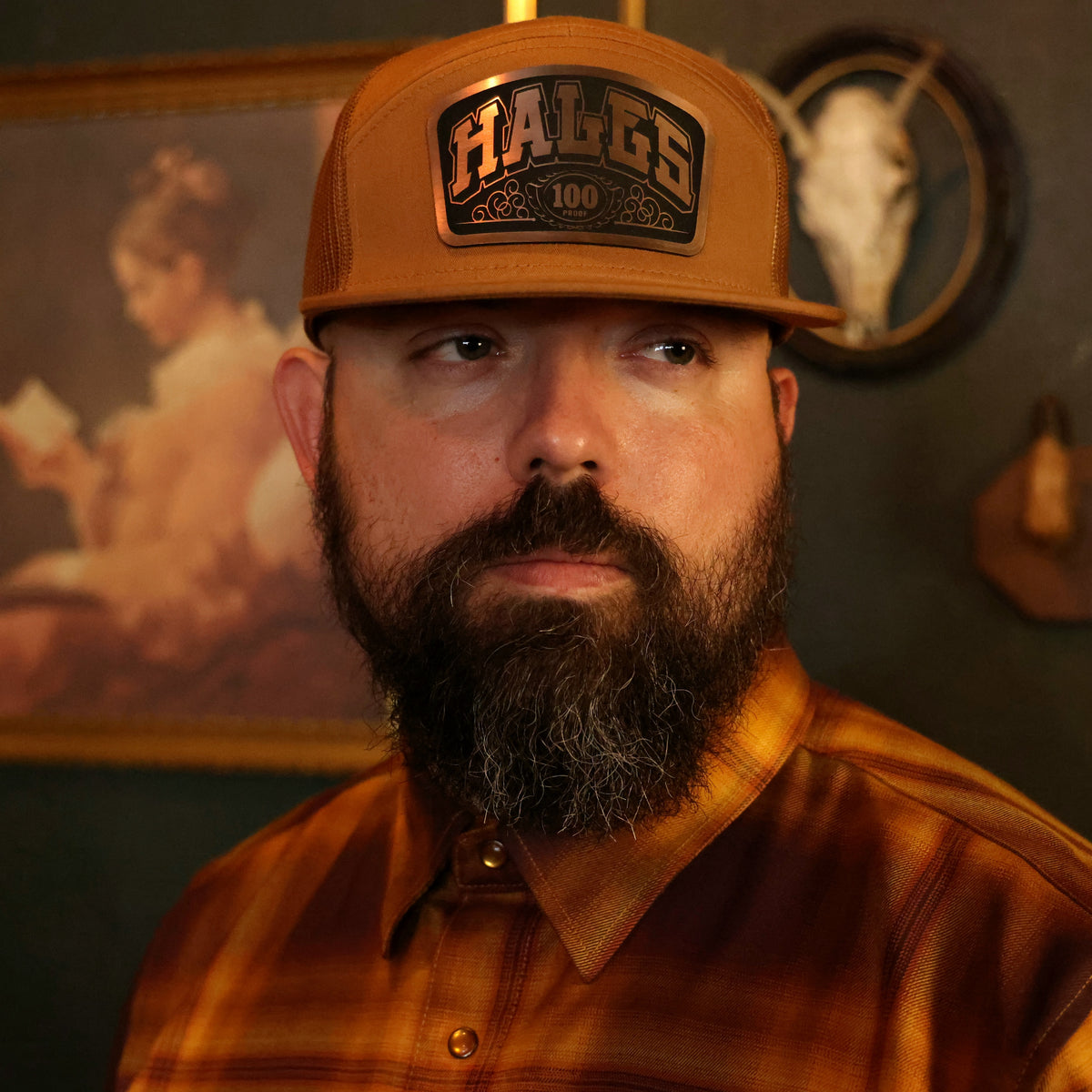 Whiskey Bent 7-Panel Trucker