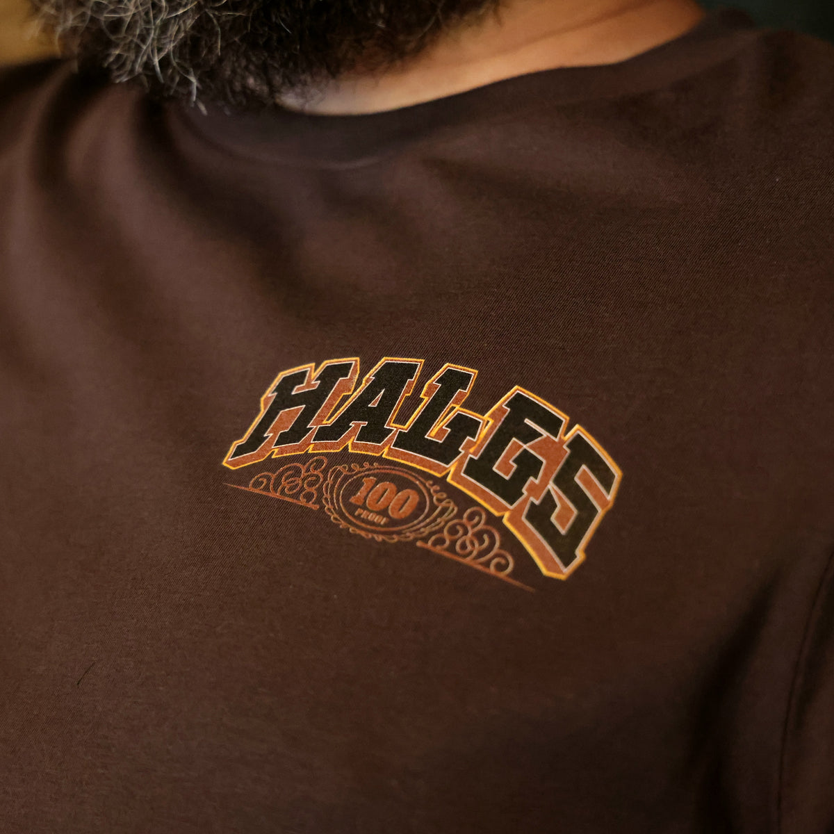 Whiskey Bent Tee - Brown