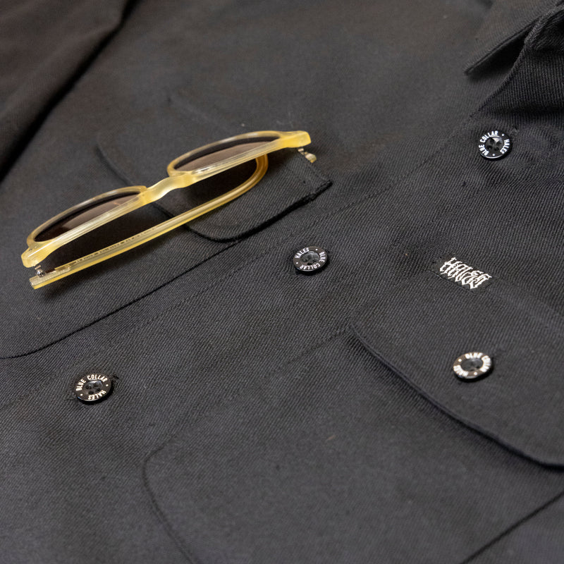 Blue Collar Long Sleeve Shirt - Black