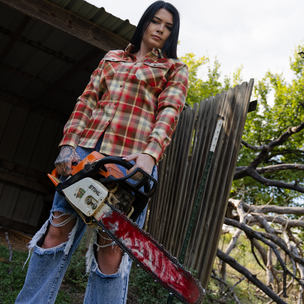 Women's Leatherface Flannel