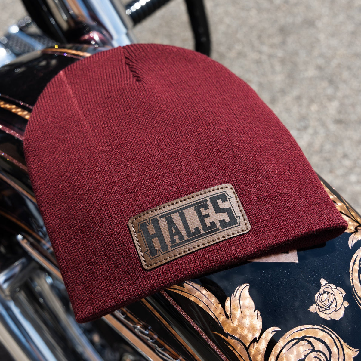 Sheriff Skull Cap - Burgundy